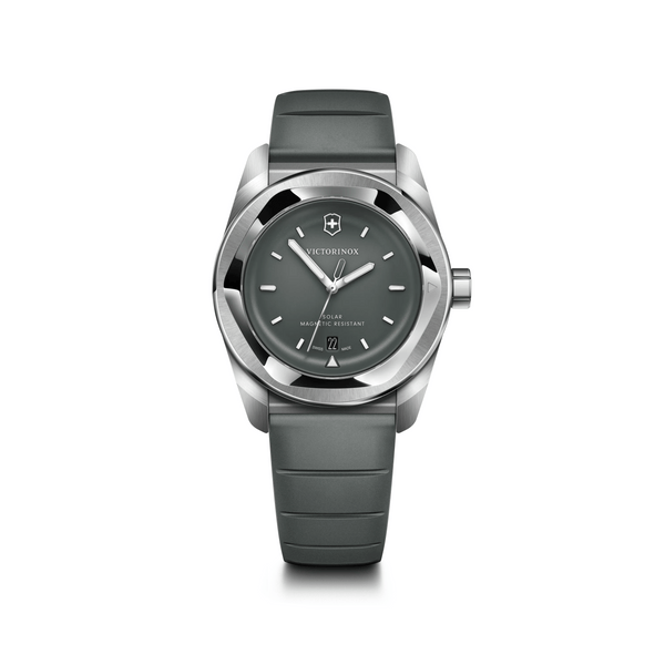 Montre Victorinox Concept One Solar 39 mm cadran gris, bracelet caoutchouc gris