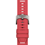 Bracelet Tissot Silicone Rouge 21mm T-Touch Connect