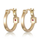 Boucles d'oreilles ELLE argent 925 créoles fines