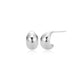 Domed Teardrop Earrings – Reign Sterling Silver