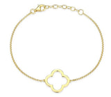 Bracelet Trèfle Plaqué Or – Reign Argent 925