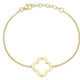 Bracelet Trèfle Plaqué Or – Reign Argent 925