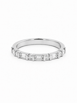 Bague Semi-Éternité Or 14K Diamants 0,37ct