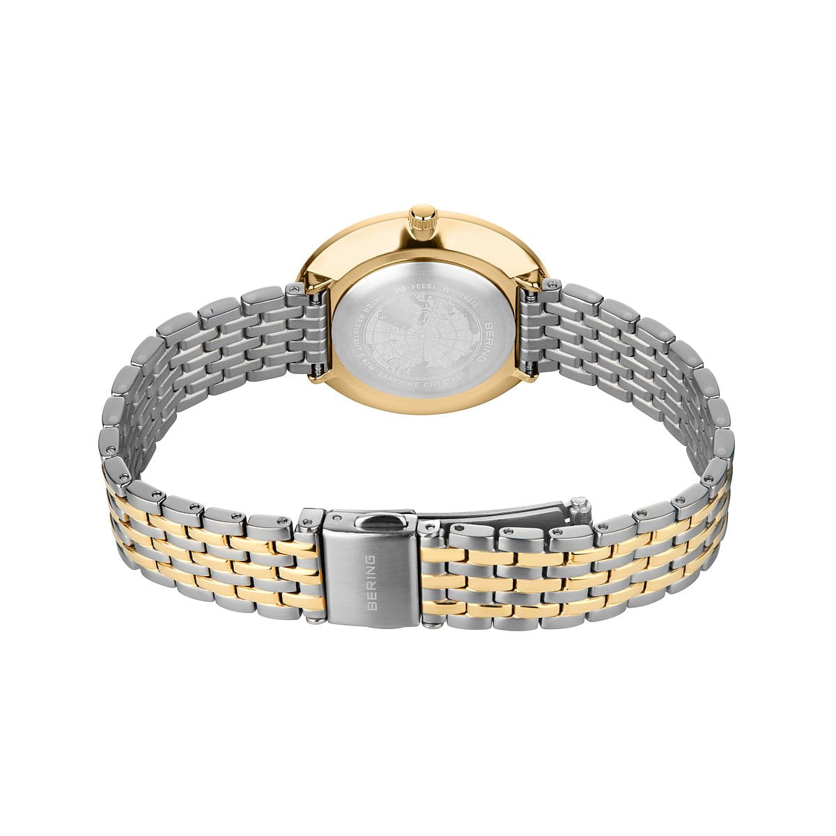 Bering Titanium 34mm Bracelet Blanc