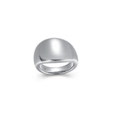 Bague Organique Dôme 13mm – Elle Argent 925