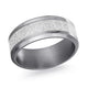 Bague Tantale Texture Martelée – Alliance Homme Malo