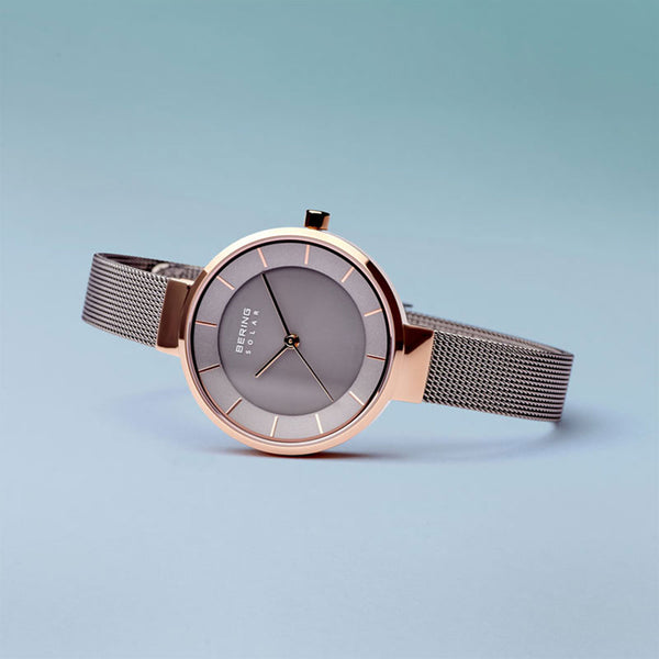 Montre Bering Solar 14631-369 or rose
