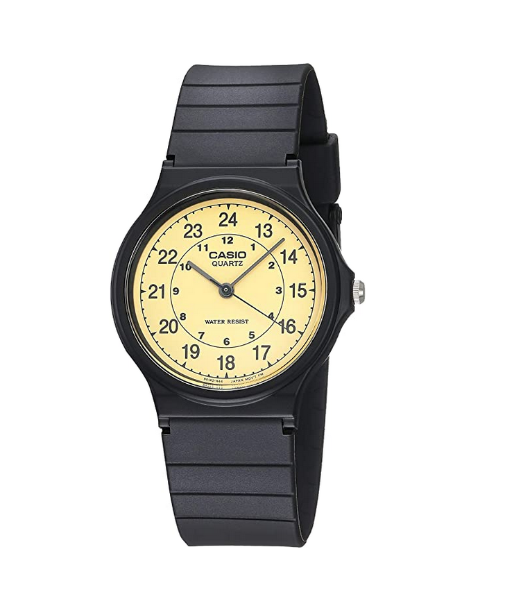 Casio MQ24 Cadran Doré Bracelet Noir