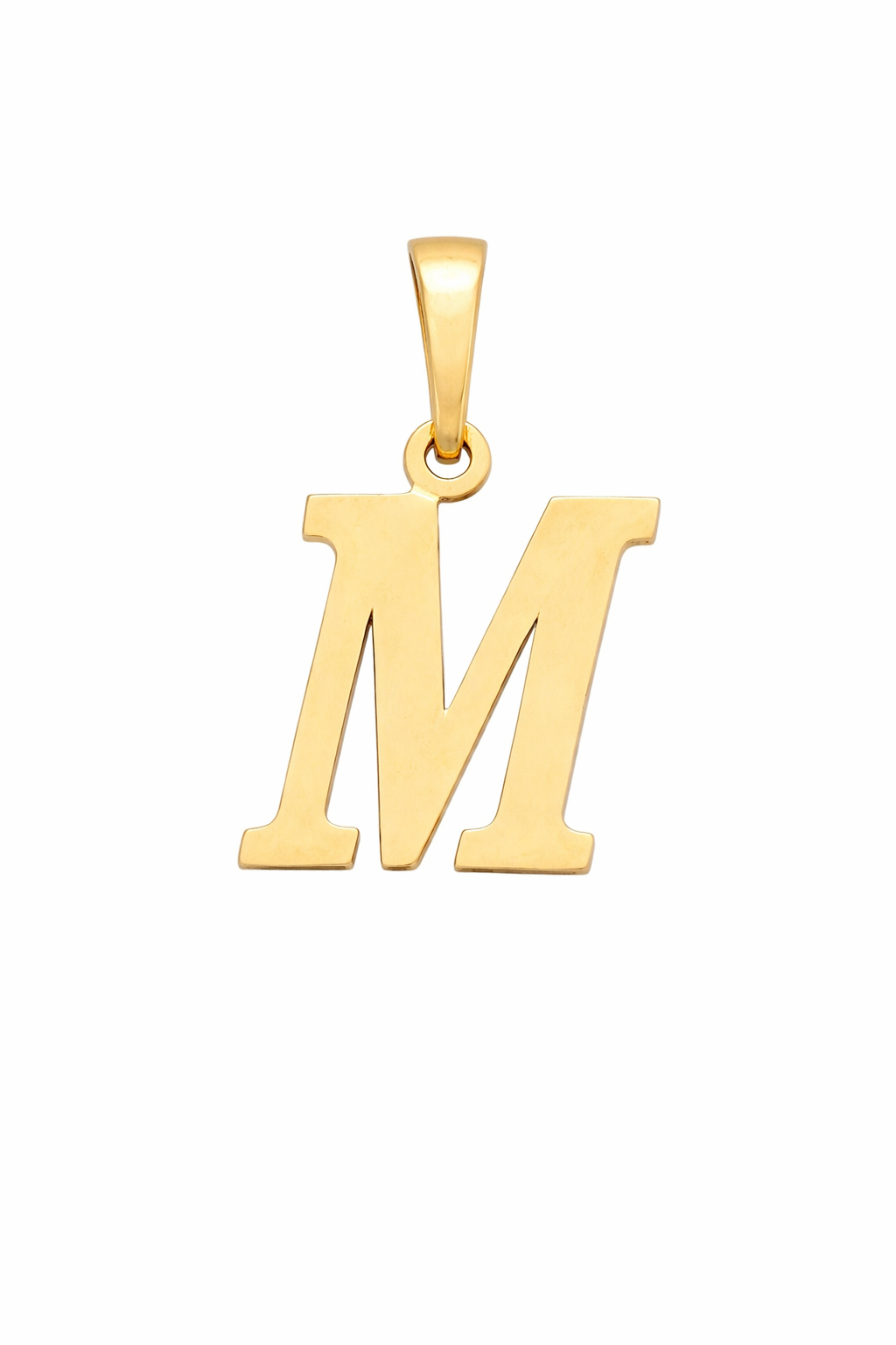 Pendentif Lettre Or Jaune 10K