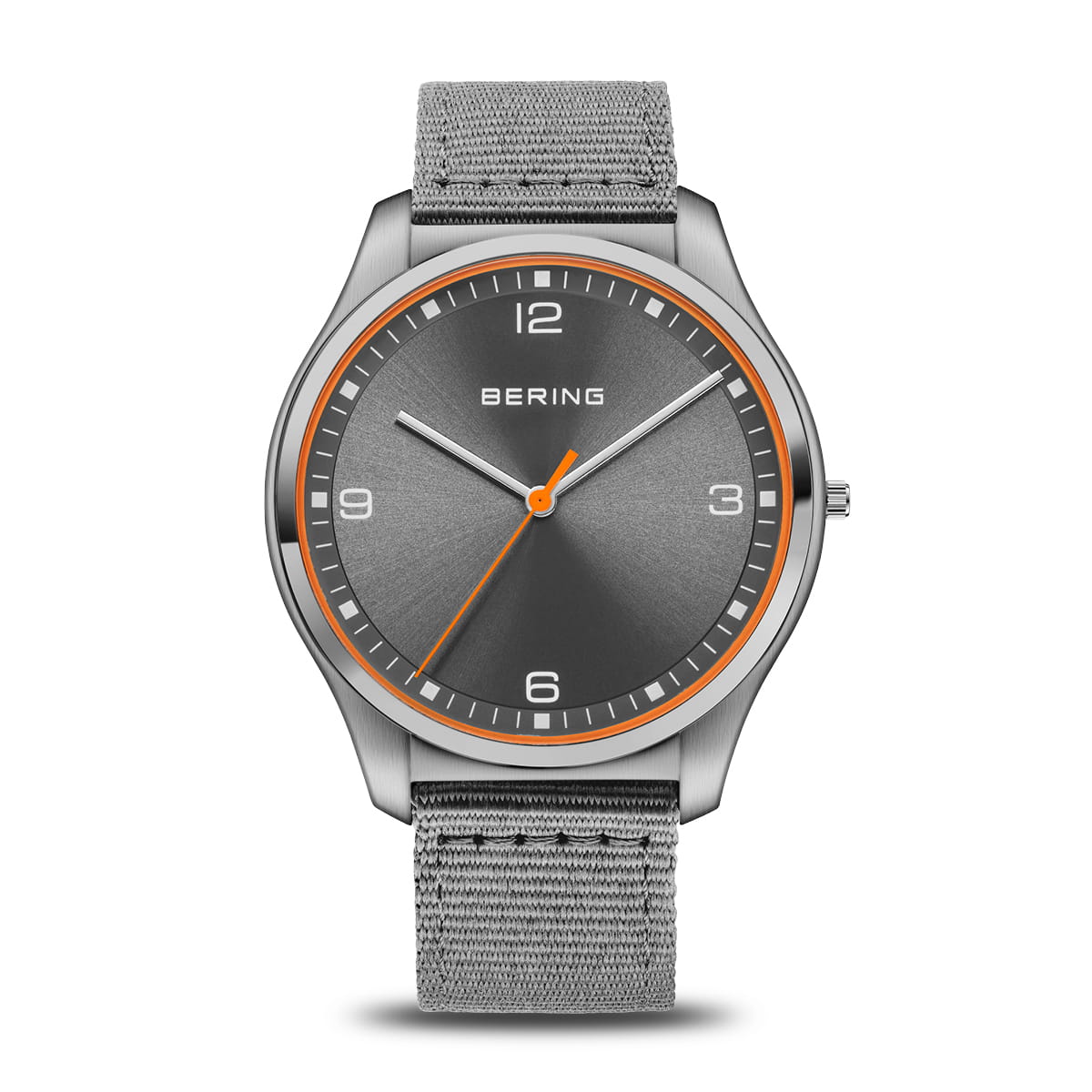 Bering Classic 42mm Acier Gris