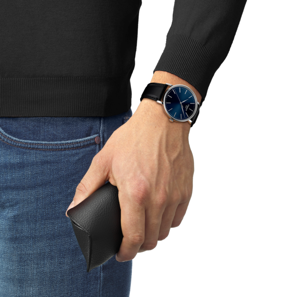 Tissot Everytime Gent Bicolore Bleu Cuir