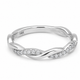 Bague Or 14K Diamants Pavés 0,17ct
