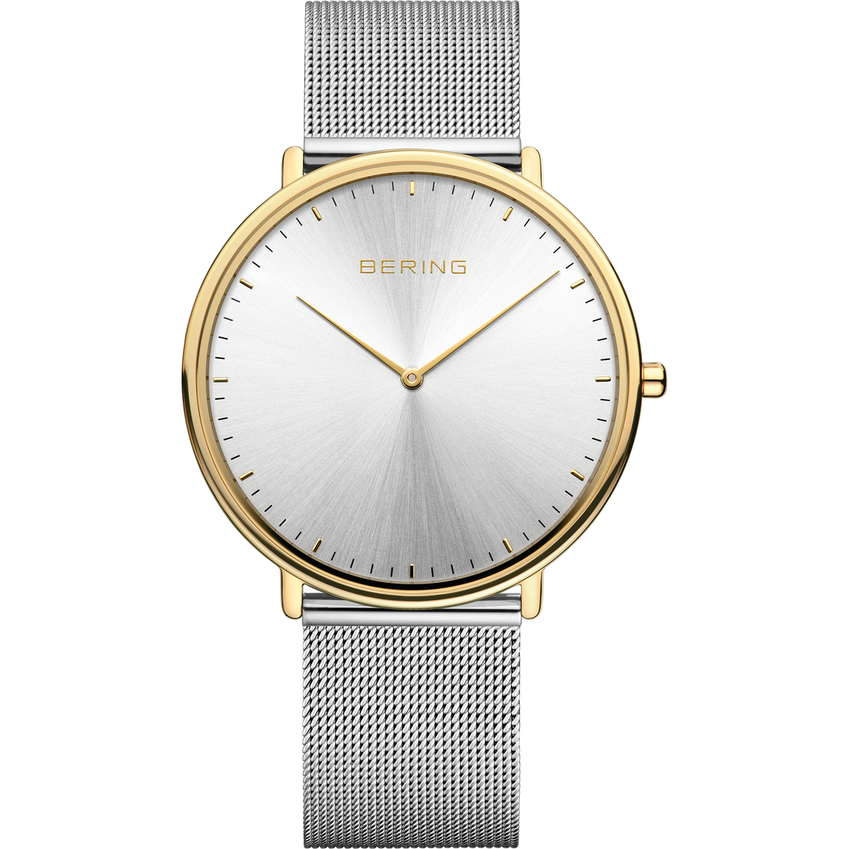 Bering Classic 39mm Bicolore Acier Or