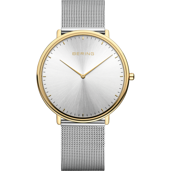 Bering Classic 39mm Bicolore Acier Or