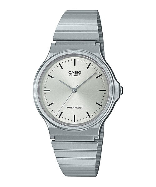Casio MQ24 Cadran Blanc Bracelet Noir