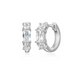 Boucles d'Oreilles Huggies Zircon 13mm – Reign Argent 925