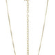 Collier Pendentif Ovale Ouvert Plaqué Or – Reign Argent 925
