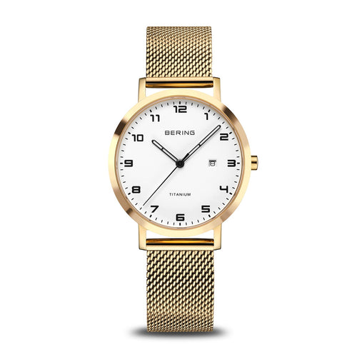 Bering Titanium Femme Cadran Rose 34mm