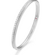 Bracelet Jonc Double Rang Zircon – Elle Argent 925