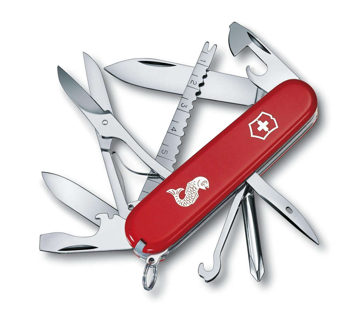 Couteau suisse Victorinox Fisherman rouge