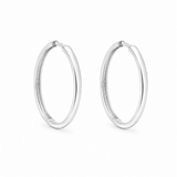Boucles d'Oreilles Huggies Lisses Or 10K