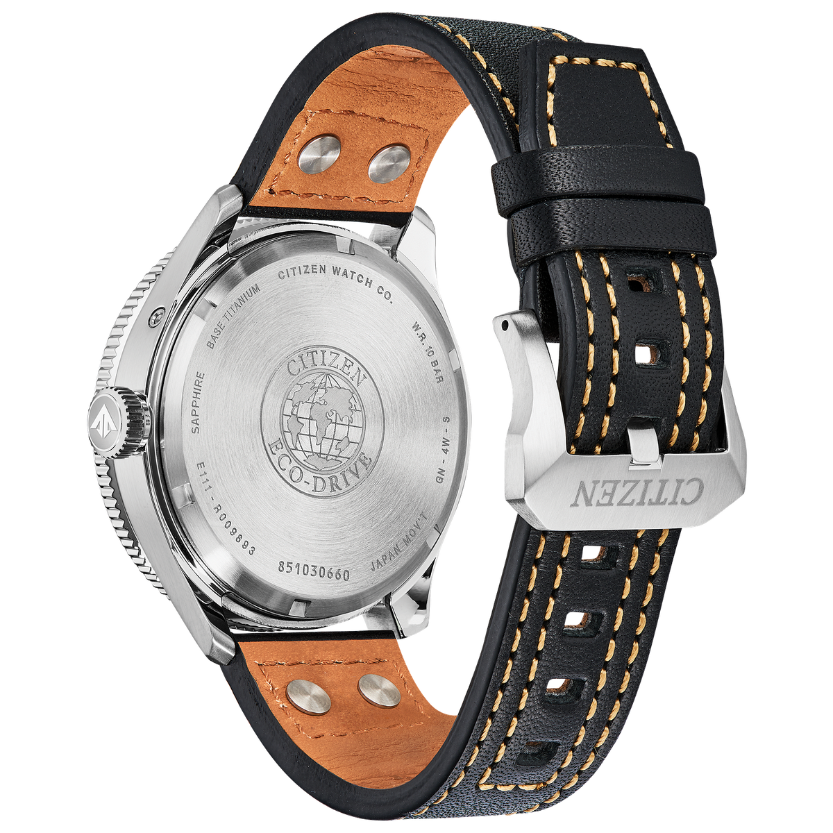 Montre Citizen Avion BX1010-02E bracelet cuir