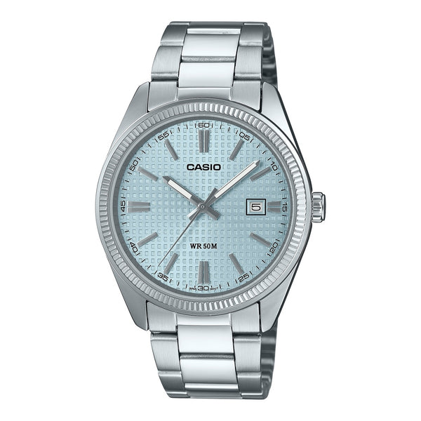 Casio MTP-1302 Cadran Bleu Acier