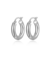 Créoles Tube Polies – Reign Argent 925