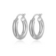 Créoles Tube Polies – Reign Argent 925