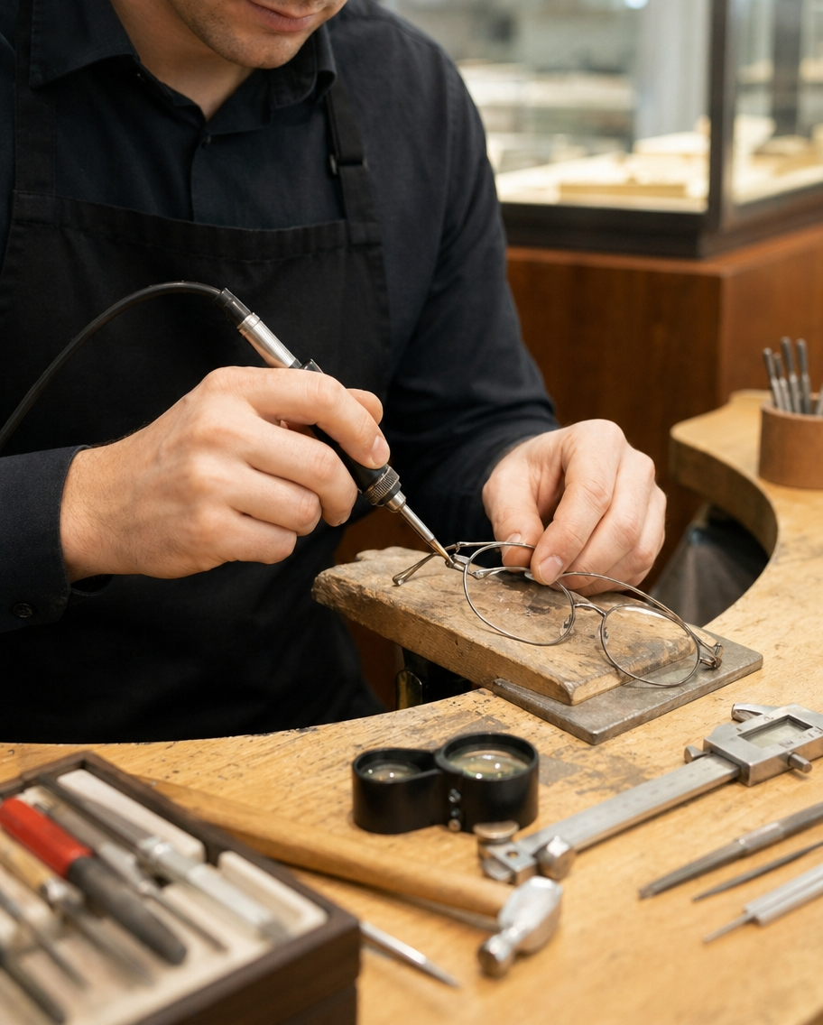 Réparation de lunettes
