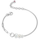 Bracelet ELLE argent 925 anneaux et perles
