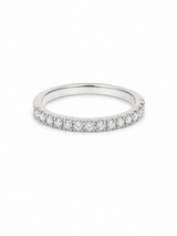 Bague Semi-Éternité Or 14K Diamants 0,42ct