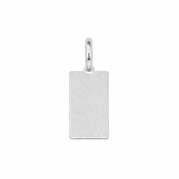 Pendentif Plaque Rectangle Or 10K