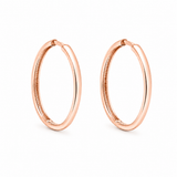 Boucles d'Oreilles Huggies Lisses Or 10K