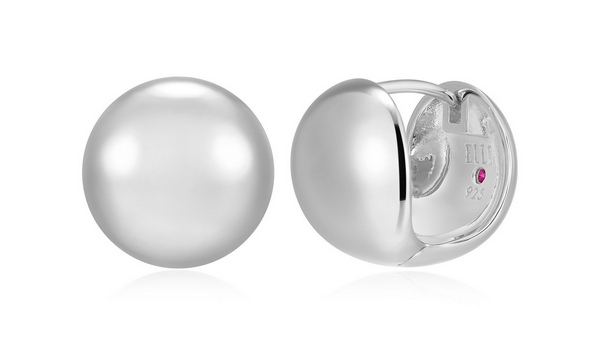 Boucles d'Oreilles Huggies Genesis 11.5mm – Elle Argent 925