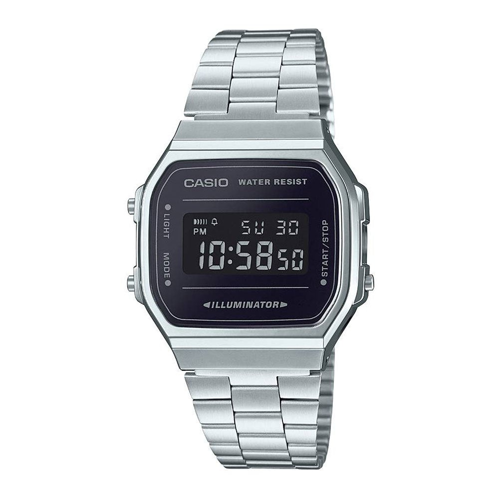 Montre Casio A168WEM-1VT digitale acier