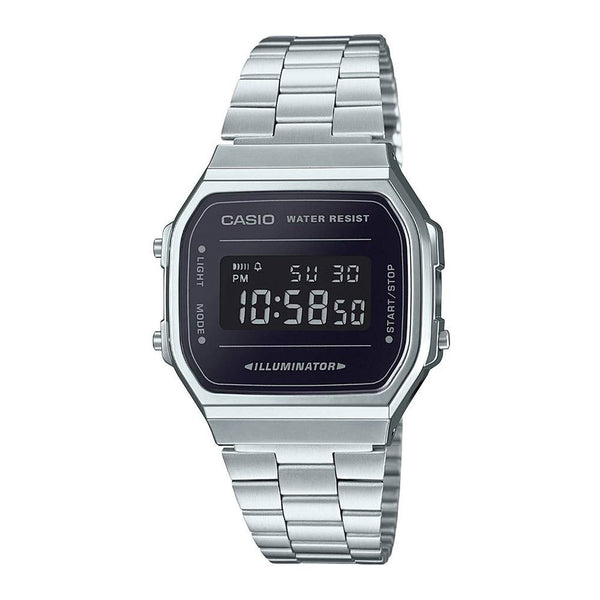 Montre Casio A168WEM-1VT digitale acier