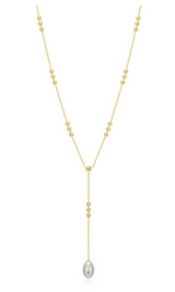 Collier Station Billes Plaqué Or – Elle Argent 925