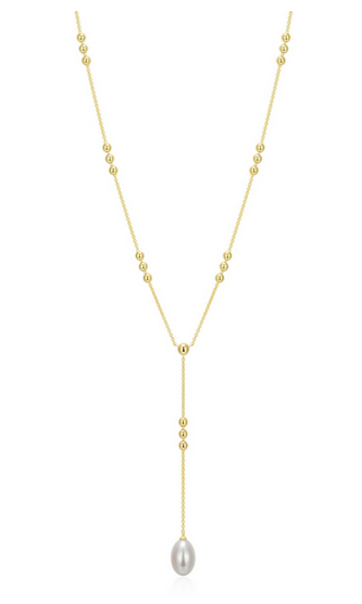 Collier Station Billes Plaqué Or – Elle Argent 925