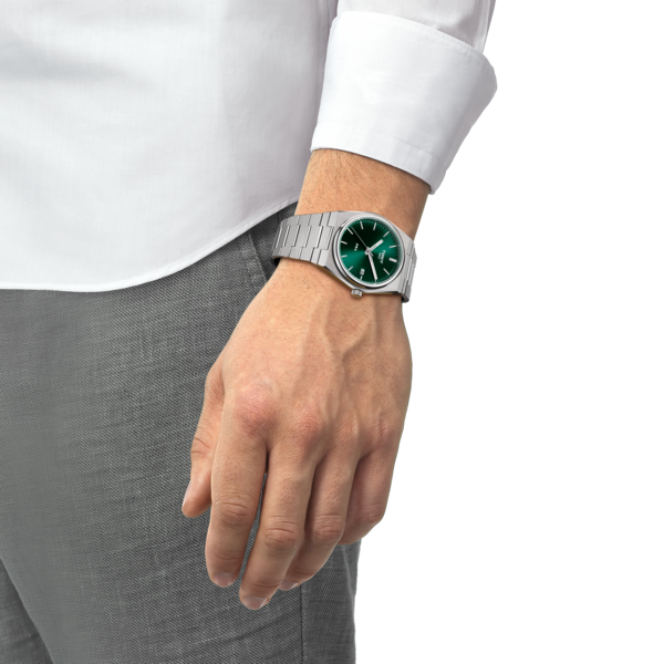 Montre Tissot PRX 40 mm cadran vert