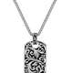 Collier Pendentif Plaque Militaire Intaglio – Ethos Argent 925