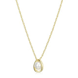 Collier Pendentif Perle 6mm – Elle Argent 925
