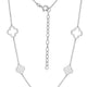 Collier Station Trèfle – Reign Argent 925