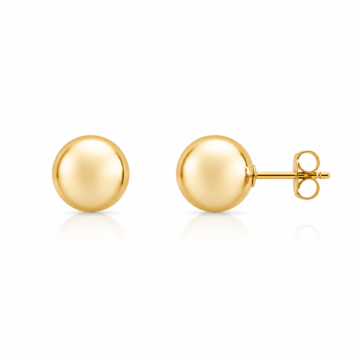Boucles d'Oreilles Boules Or 10K