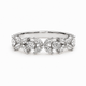 Bague Or Blanc 14K Diamants Lab Marquise et Rond 1,62ct