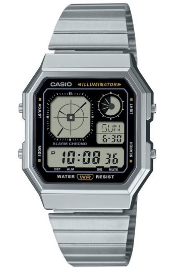 Casio Vintage A130WE Argentée