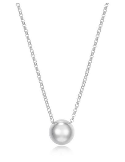 Collier Demi-sphère – Elle Argent 925