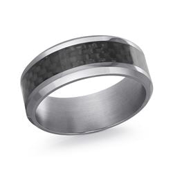 Bague Tantale Bords Martelés – Alliance Homme Malo