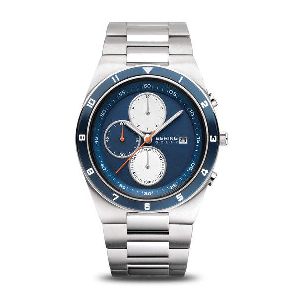 Montre Bering 34440-708 cadran bleu acier