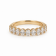 Bague Or Blanc 18K Diamant Lab Ovale 1,10ct